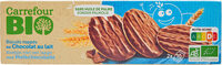 Biscuits nappés au Chocolat au lait