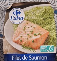 Filet de saumon purée de brocolis