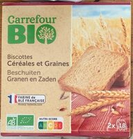 Biscottes céréales et graines