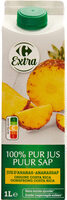 100% pur jus ananas