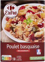 Poulet basquaise RIZ BASMATI