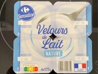 Velours de lait NATURE