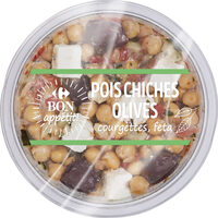 Salade Pois Chiches Olives Feta
