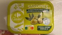 Sardines à l’huile d’olive vierge extra