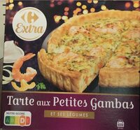 Tarte aux Crevettes et ses légumes