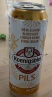Bière Blonde Koenigsbier Premium Quality Beer PILS