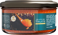 Oeufs de truite pasteurisés