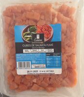 Cubes de saumon fumé
