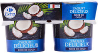 Yaourt délicieux noix de coco