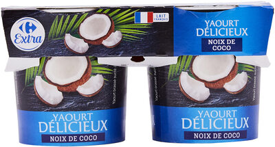 Yaourt délicieux noix de coco