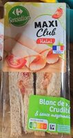 Maxi Club Halal Blanc de Poulet Crudités & sauce mayonnaise allégée