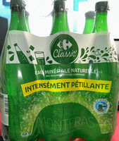 Eau minerale intensement petillante