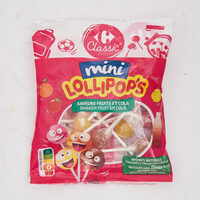 Mini LOLLIPOP'S Saveurs fruits et cola