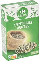 Lentilles vertes