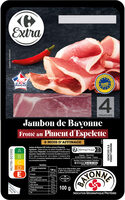 Jambon de Bayonne Frotté au Piment d'Espelette