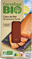 Cœur de filet de saumon fumé Décongelé