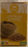 Lentilles blondes