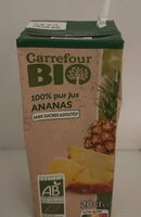Jus d'ananas bio