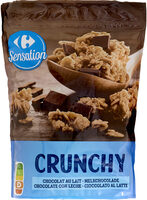 Cereales crunchy chocolat au lait