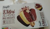 8 Mini ALMOND MILK CHOCOLATE DARK WHITE