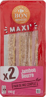 MAXI' x2 Jambon Beurre