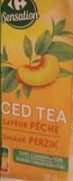 Iced tea saveur pêche