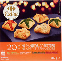 20 mini paniers apéritifs