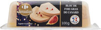 Bloc de foie gras de canard