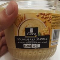 Houmous a la libanaise a la puree de pois chiche & au sesame
