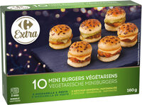 10 mini burgers végétariens