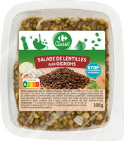 Salade de lentilles aux oignons