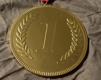 Medaille chocolat lait