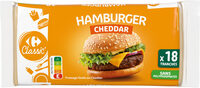 HAMBURGER CHEDDAR Fromage Fondu au Cheddar