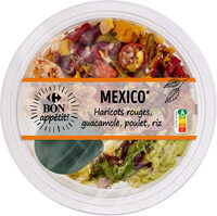 SALAD' BOWL MEXICO* Haricots rouges, poulet, riz