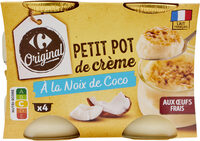 Petit pot de crème Noix de Coco