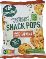 Végétal Snack pops Saveur Paprika