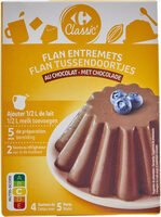 Flan entremets au chocolat