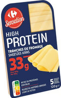 High protein tranches de fromage