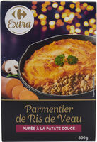 Parmentier de Ris de Veau PURÉE À LA PATATE DOUCE