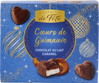 Coeurs de guimauve chocolat au lait caramel