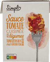 Sauce tomate cuisinée aux légumes