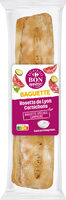 Baguette rosette de lyon cornichon
