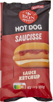 Hot dog saucisse