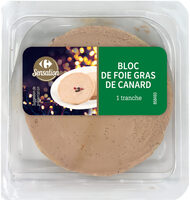 Bloc de foie gras de canard
