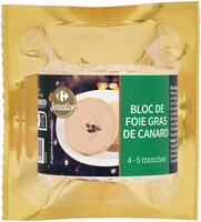 Bloc de foie gras de canard