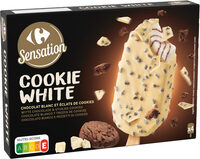 Cookie white chocolat blanc et éclats de cookies