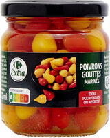 Poivrons gouttes marinés