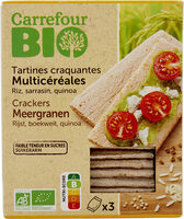 Tartinettes riz, sarrasin et quinoa