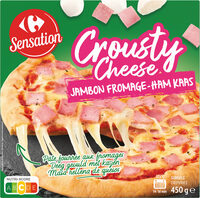 Pizza crousty cheese jambon fromage