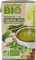 Velouté légumes verts bio